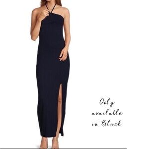 1.State Strapless Maxi Dress Black- S